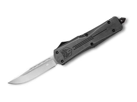 COBRATEC LARGE STONEWASH FS-3 DROP POCKET KNIFE - BOKER