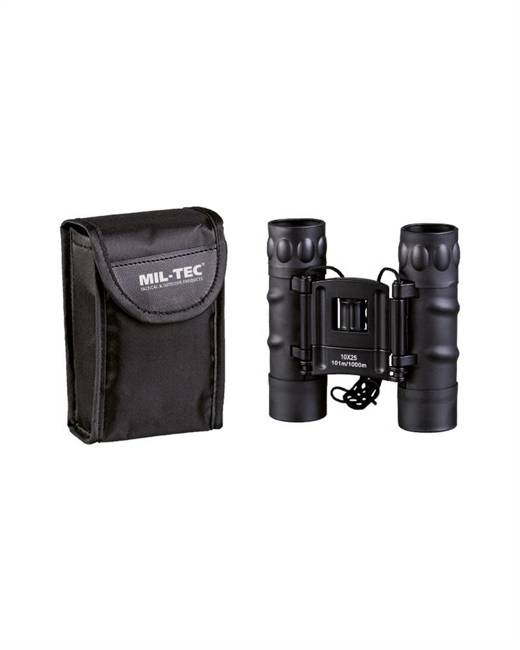 COLLAPSIBLE BINOCULAR - GEN. II - 10x25 - Mil-Tec® - BLACK 