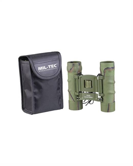 COLLAPSIBLE BINOCULAR - GEN. II - 10x25 - Mil-Tec® - CAMO 