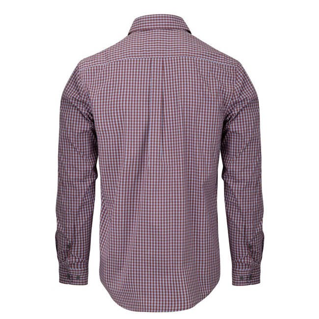 COVERT CONCEALED CARRY SHIRT - SCARLET FLAME CHECKERED - HELIKON