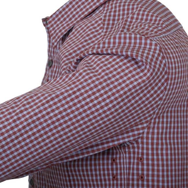 COVERT CONCEALED CARRY SHIRT - SCARLET FLAME CHECKERED - HELIKON