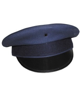 CZ/SK PEAKED CAP - BLUE - MILITARY SURPLUS - USED