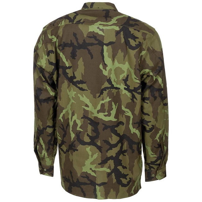 CZECH LONG SLEEVE SHIRT - M95 CZ CAMO - MILITARY SURPLUS - LIKE NEW