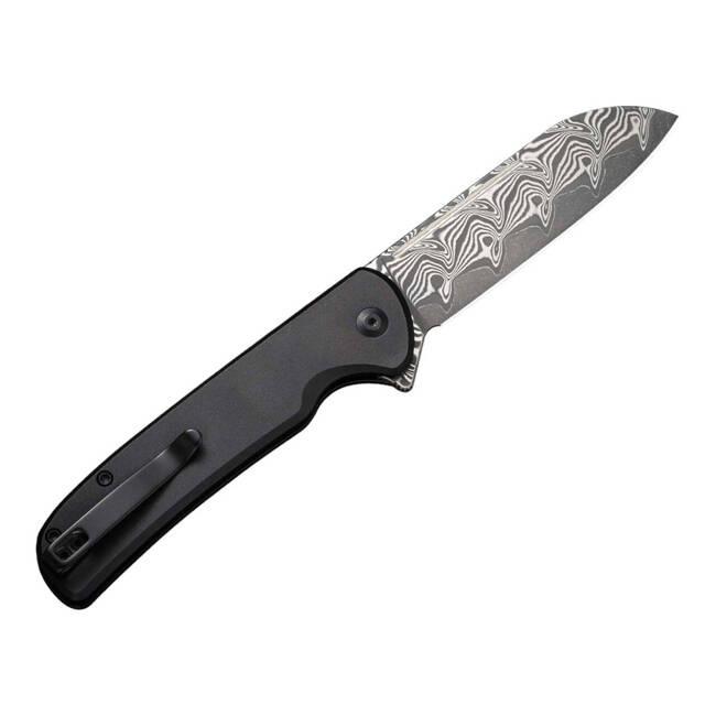 DAMASCUS KNIFE CHEVALIER II ALUMINUM BLACK - CIVIVI