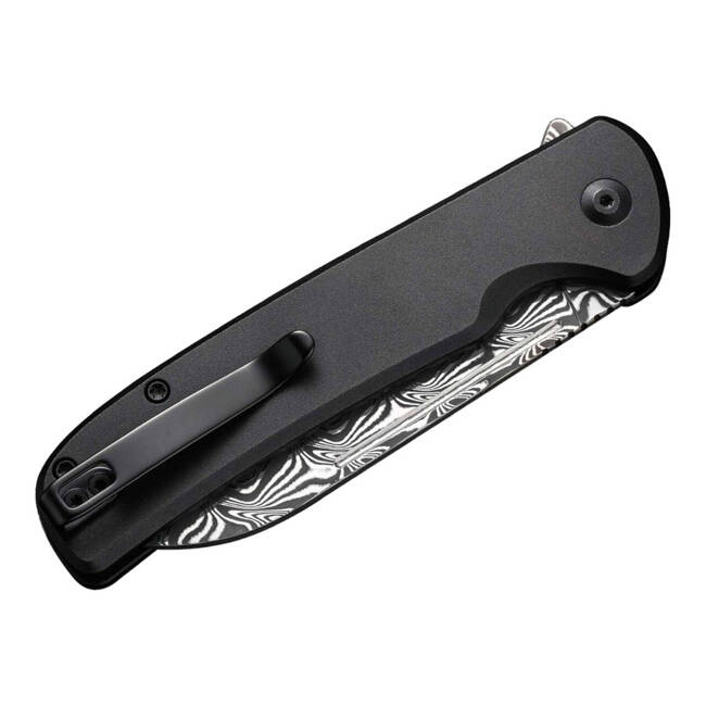 DAMASCUS KNIFE CHEVALIER II ALUMINUM BLACK - CIVIVI