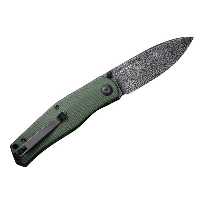 DAMASCUS KNIFE SOKOKE MICARTA GREEN - CIVIVI