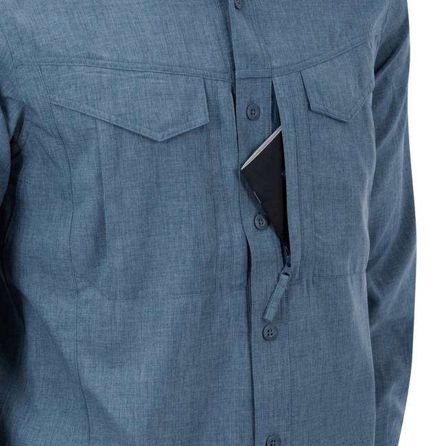 DEFENDER MK2 GENTLEMAN SHIRT - MELANGE BLUE