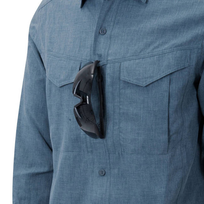 DEFENDER MK2 GENTLEMAN SHIRT - MELANGE BLUE