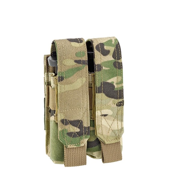 DOUBLE POUCH - FOR PISTOL MAGAZINES - CAL. 9 mm - DEFCON 5® - MULTICAMO