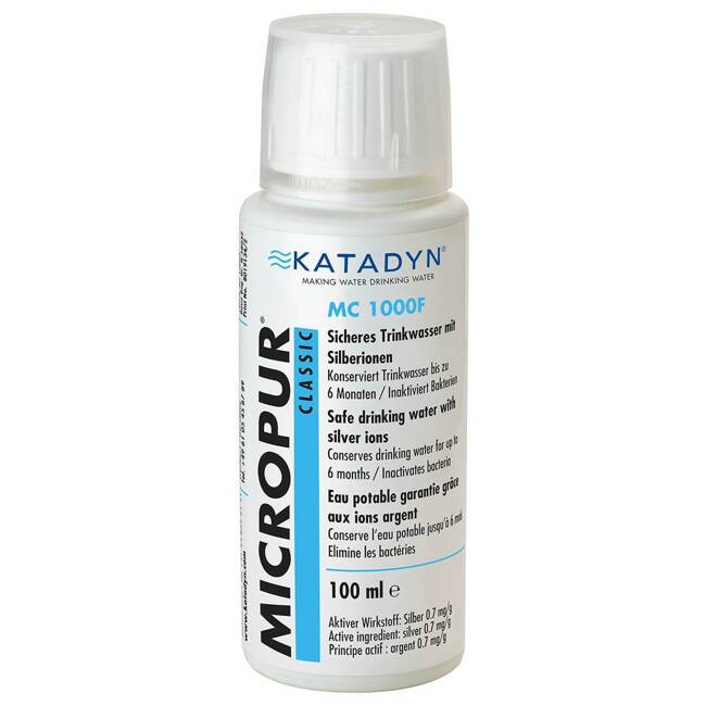 DRINKING WATER PURIFICATION SOLUTION MICROPUR MC 1000F - KATADYN - 100 ML - MFH