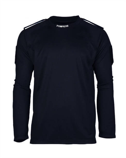 Dark blue long sleeves shirt with epaulets for IGSU