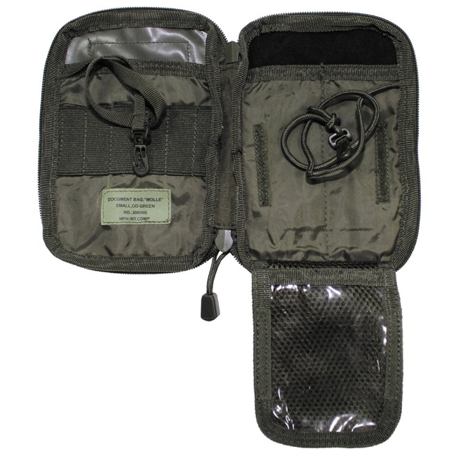 Document Bag, "MOLLE" small, green