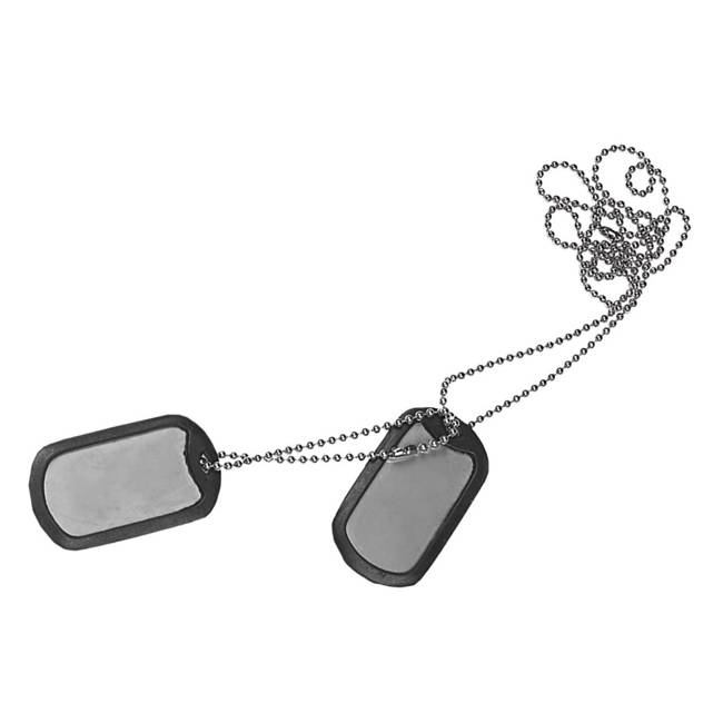 Dog Tags, chains - Stainless Steel