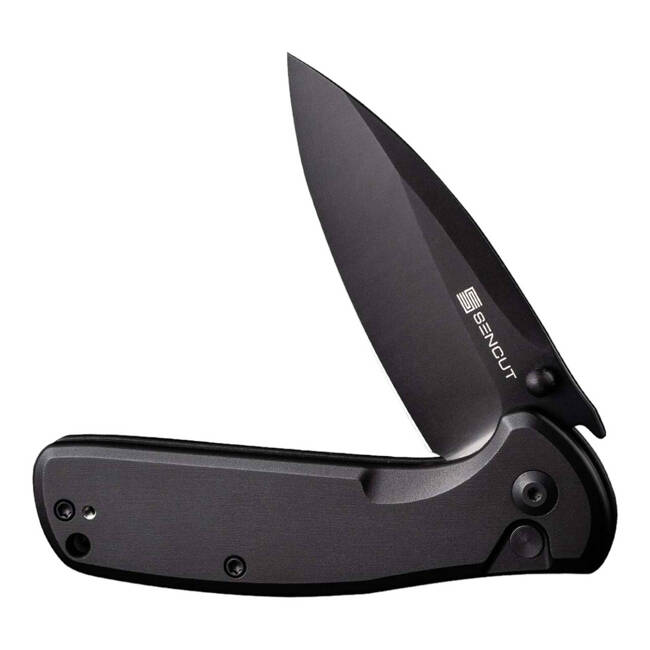 EDC KNIFE ARCBLAST ALUMINUM ALL BLACK - SENCUT