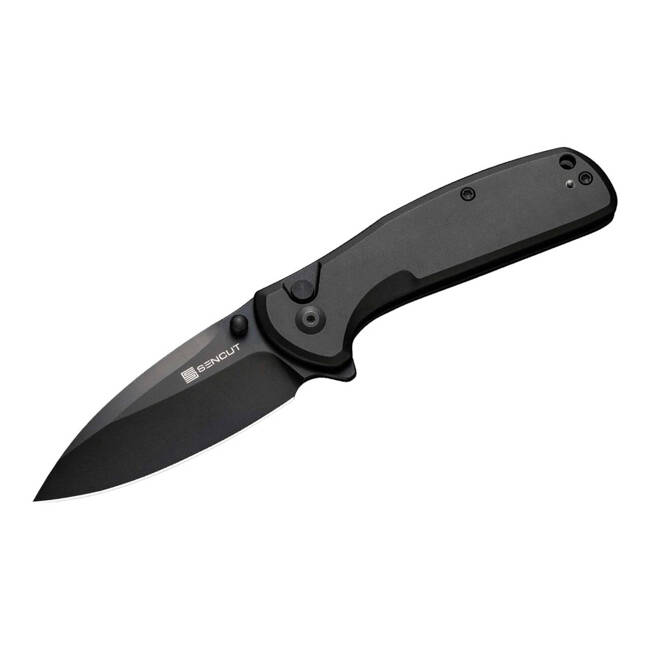 EDC KNIFE ARCBLAST ALUMINUM ALL BLACK - SENCUT