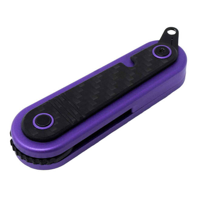 EDC KNIFE SPIRIT ALUMINUM CF PURPLE - REVO