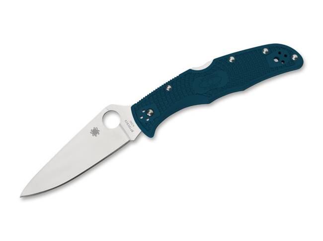 ENDURA 4 POCKET KNIFE - BLUE - SPYDERCO