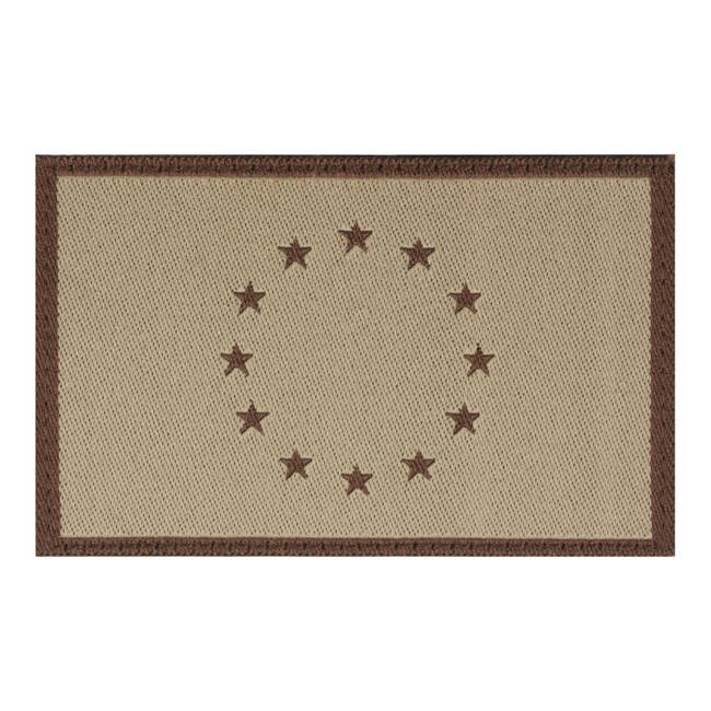 EU FLAG PATCH - 50 X 80 mm - DESERT - CLAWGEAR