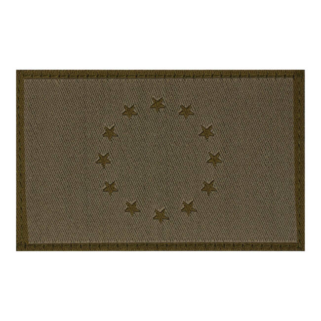 EU FLAG PATCH - 50 X 80 mm - RAL7013 - CLAWGEAR