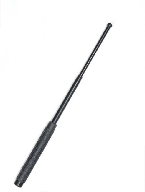 EXPANDABLE 3-SECTIONS STEEL BATON - 16 CM - 40 CM - WITH NYLON POUCH