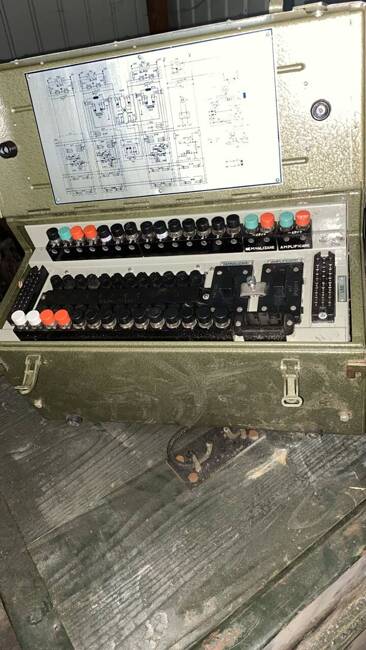 FIELD TELEPHONE EXCHANGE F 1612 - MILITARY SURPLUS ROMANIAN ARMY - LIKE NEW, IN PERFECT WORKING CONDITION