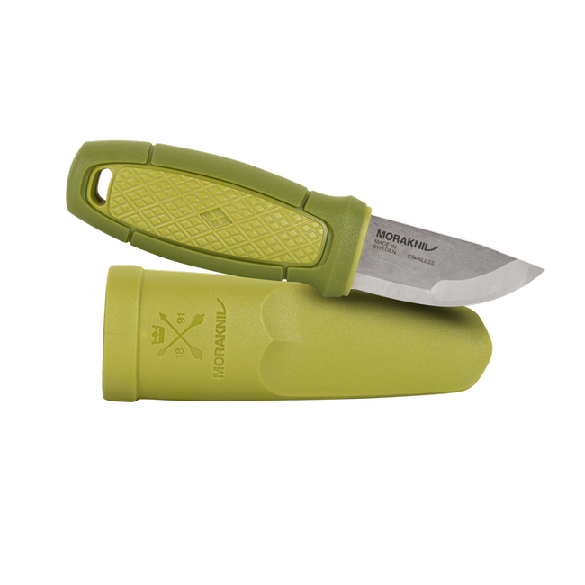 FIXED BLADE KNIFE - ELDRIS - STAINLESS STEEL - MORAKNIV® - OLIVE GREEN