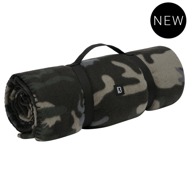 FLEECE BLANKET - DARK CAMO - BRANDIT