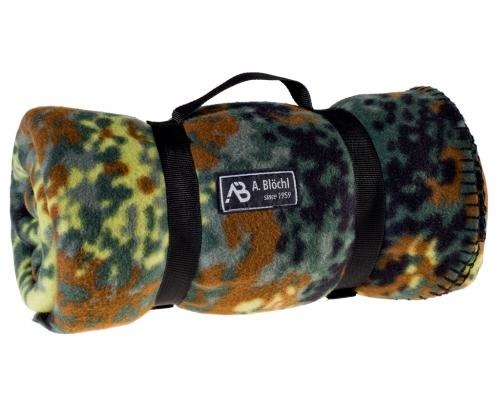 FLEECE BLANKET POLYESTER (2,00 x 1.40 m) FLECKTARN CAMO 