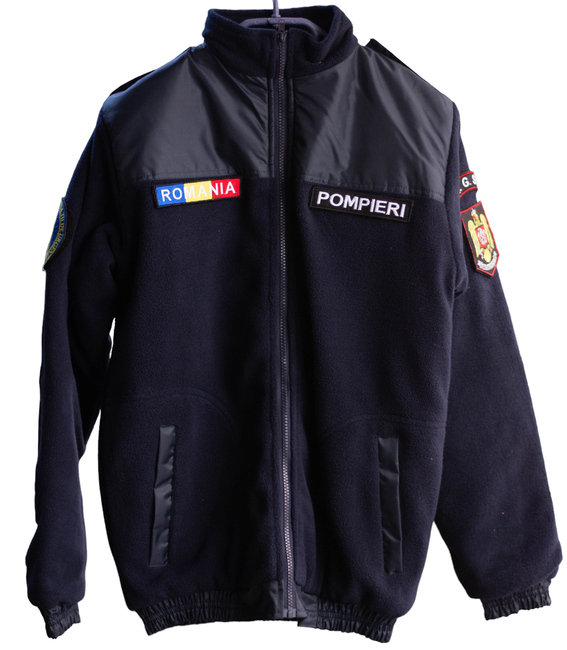 FLEECE JACKET - AUTUMN/WINTER - WITH EMBLEMS - FIREFIGHTERS