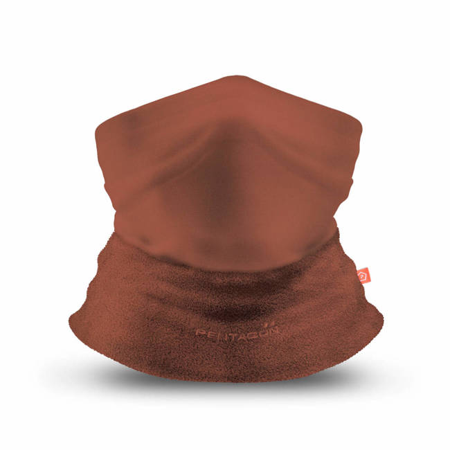 FLEECE NECK GAITER  - MAROON RED - PENTAGON