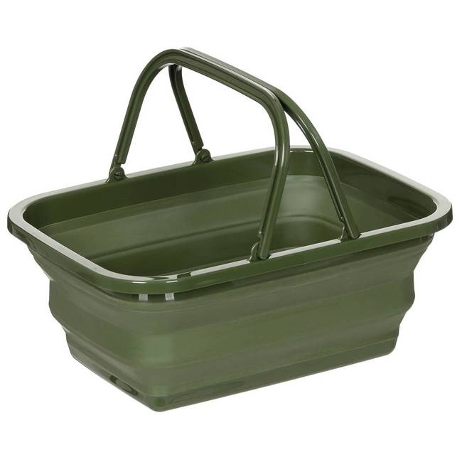 FOLDING BASKET - 9 L - Fox Outdoor® - OD GREEN