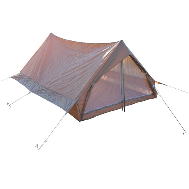 FR tent, 2 people, w/floor, khaki, like new