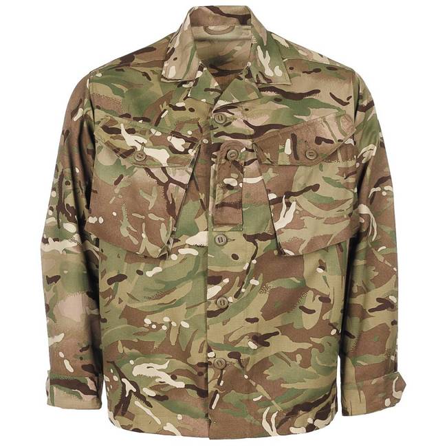 GB FIELD SHIRT "BARRACK" - MTP CAMO - LIKE NEW