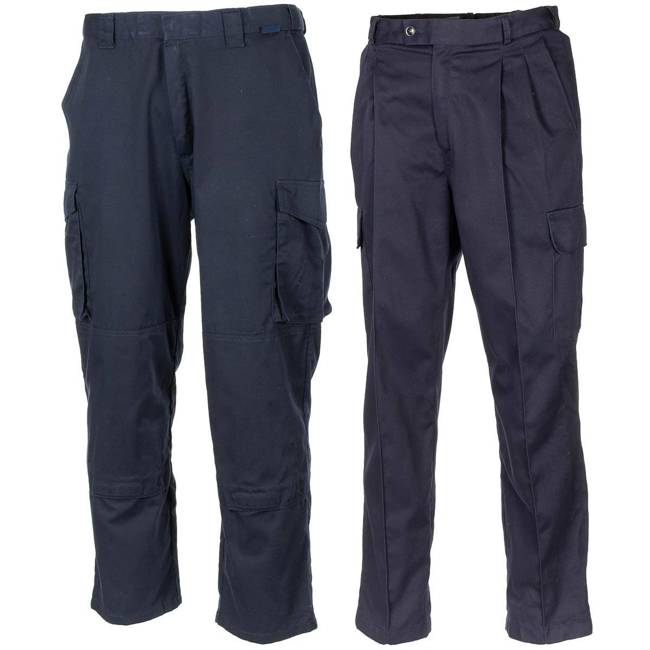 GB PANTS - POLICE - BLUE - MILITARY SURPLUS - USED