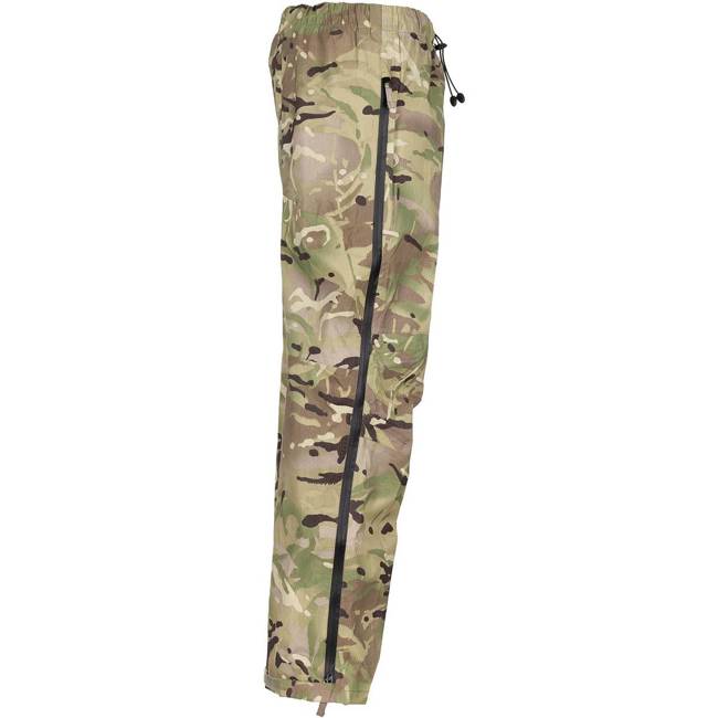 GB RAIN PANTS - "LIGHTWEIGHT" - 3 LAYER LAMINATE - MTP CAMO - LIKE NEW