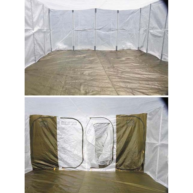 GB Tent, "UCPS", white, new shipping only with truck