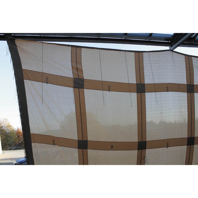 GB sunshield for shelter, 11,5 x 9,95 m, like new