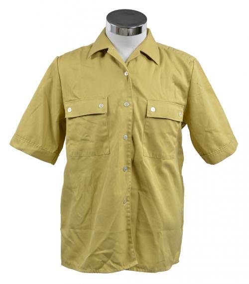 GERMAN SHORT SLEEVES SHIRT - KHAKI - USED