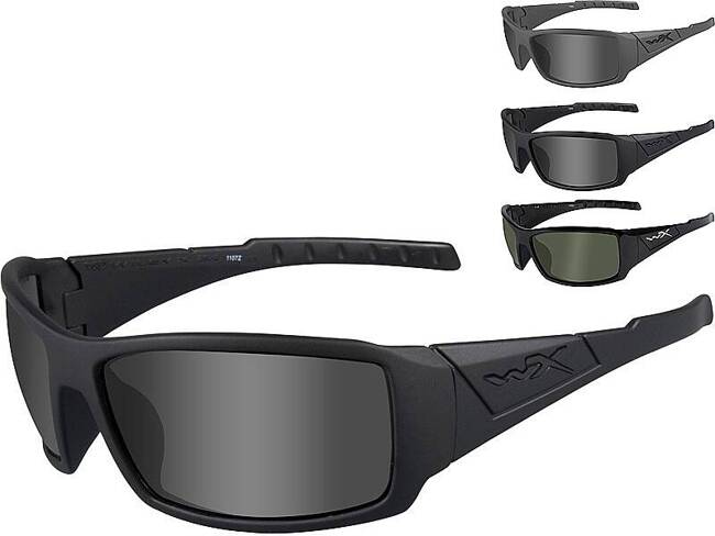 Glasses - Wileyx - Black Ops - Smoke Grey Lenses/Stealth Grey Frame