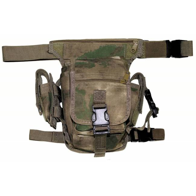 HIP BAG - WITH LEG AND BELT FIXING - "SECURITY" - MFH® - HDT CAMO FOLIAGE