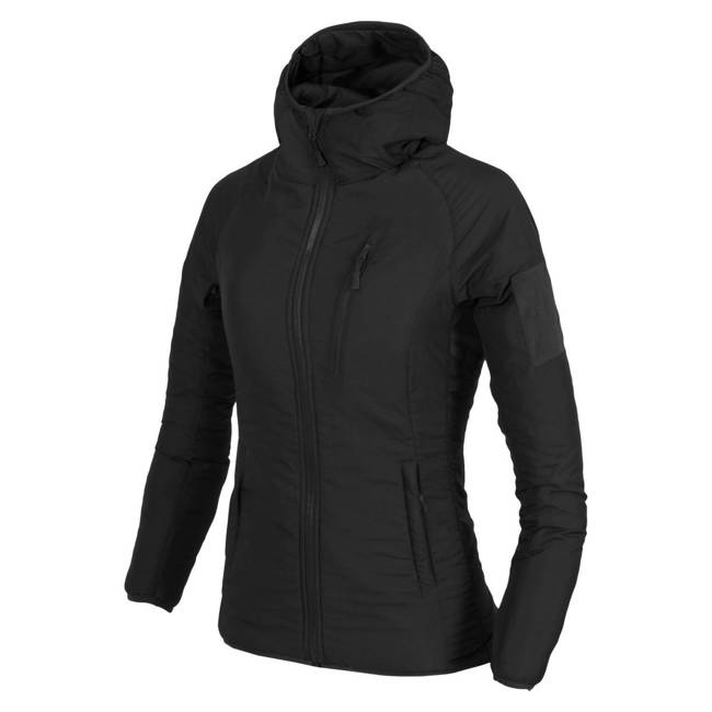 HOODED JACKET FOR WOMEN - WOLFHOUND® - Climashield® Apex™ - Helikon-Tex® - BLACK 