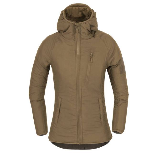 HOODED JACKET FOR WOMEN - WOLFHOUND® - Climashield® Apex™ - Helikon-Tex® - BLACK 