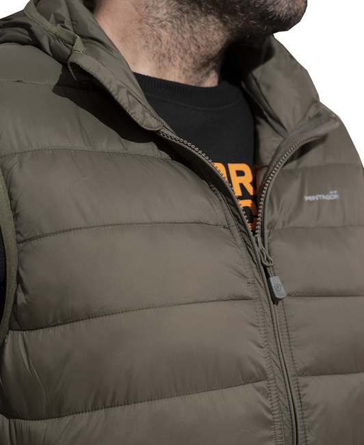 HOODED VEST - "AURORA" - PENTAGON® - CINDER GREY