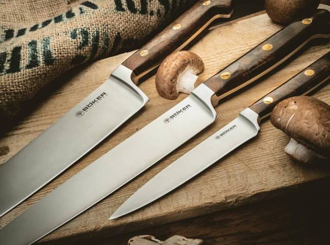 KITCHEN KNIFE PATINA CARVING KNIFE - BOKER