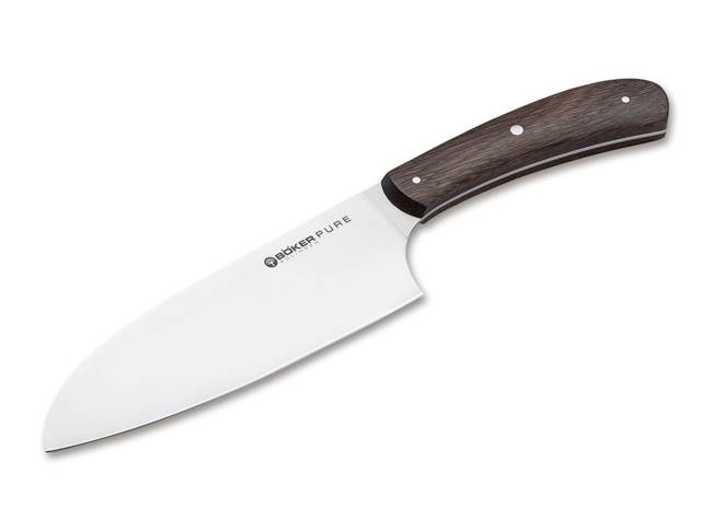 KITCHEN KNIFE PURE CPM BERGISCHE EICHE SANTOKU - BOKER