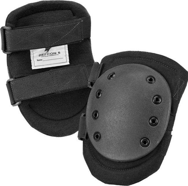 KNEE PROTECTION PADS - DEFCON 5® - BLACK