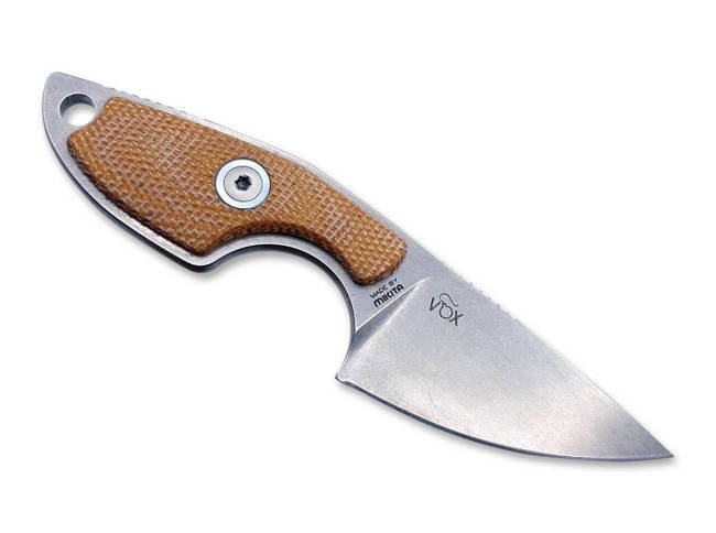 KNIFE MIKRO 1 MICARTA BROWN - MKM