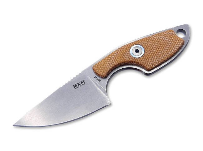 KNIFE MIKRO 1 MICARTA BROWN - MKM