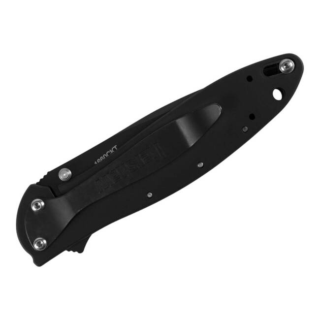 KNIFE WITH ASSISTED OPENER LEEK BLACK - KERSHAW