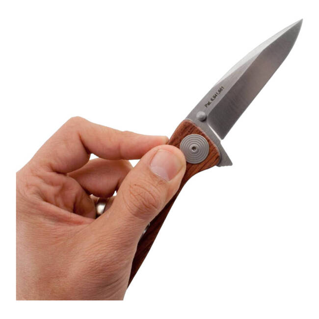 KNIFE WITH ASSISTED OPENER TWITCH XL WOOD - SOG